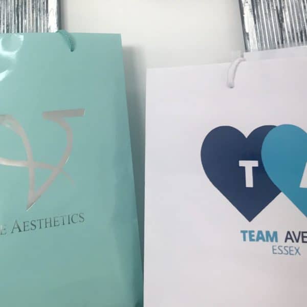 Team Avery pampering bags at Vie Aesthetics