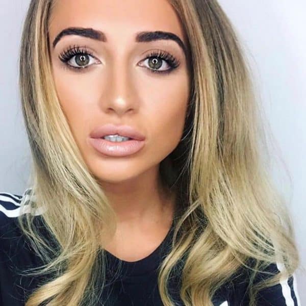 Georgia Harrison. The Only Way Is Essex, Love Island- make-up by Zak Ryan