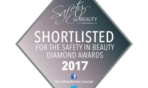 We have been shortlisted for the Safety in Beauty Diamond Awards