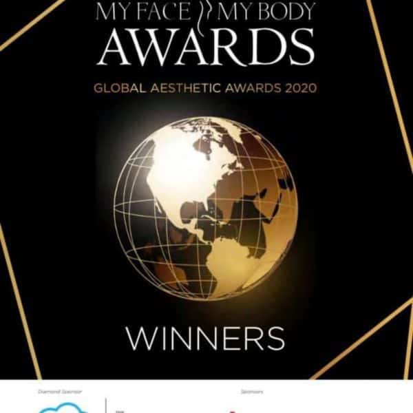 myfacemybody awards 2020 global aesthetic practice of the year Vie Aesthetics