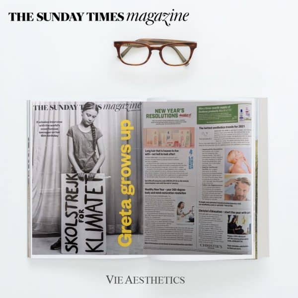 Sunday Times Coverage Screenshot Vie Aesthetics New Year New You Top Aesthetics Trends