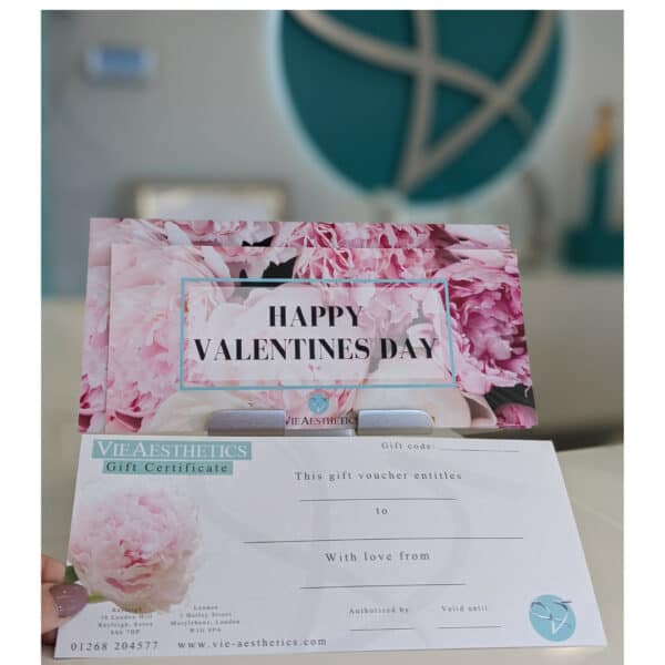 Happy Valentines day Gift voucher at Vie Aesthetics