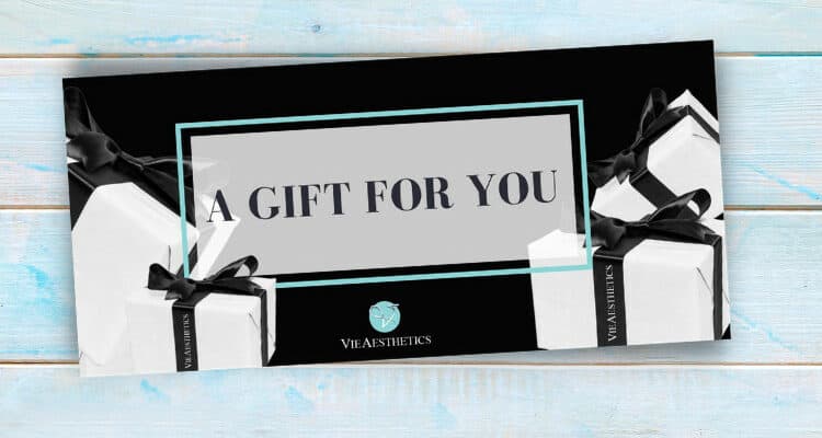 Gift Vouchers at Vie Aesthetics for men Fathers Day