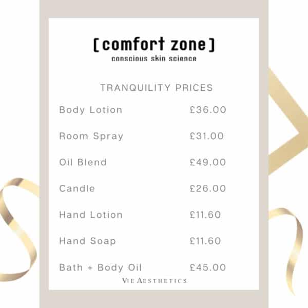 Vie Aesthetics Festive Collection 2021- Comfort Zone Prices