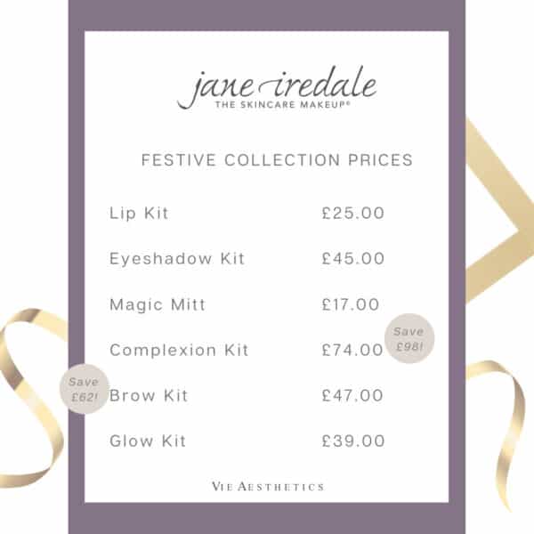 Vie Aesthetics Festive Collection 2021- Jane Iredale Prices