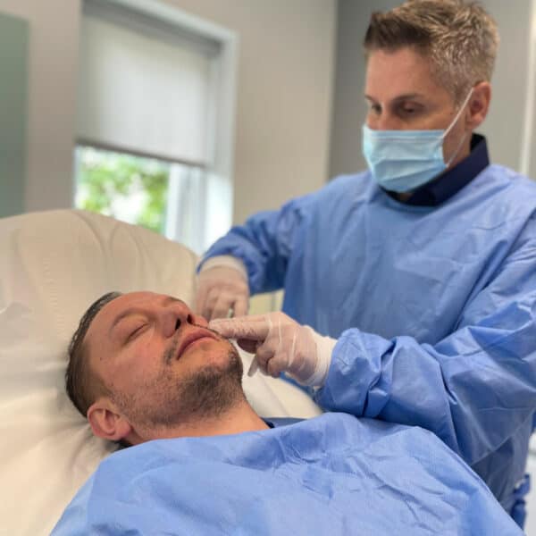 masculine max face contouring for men vie aesthetics holborn dr liakas chris wild