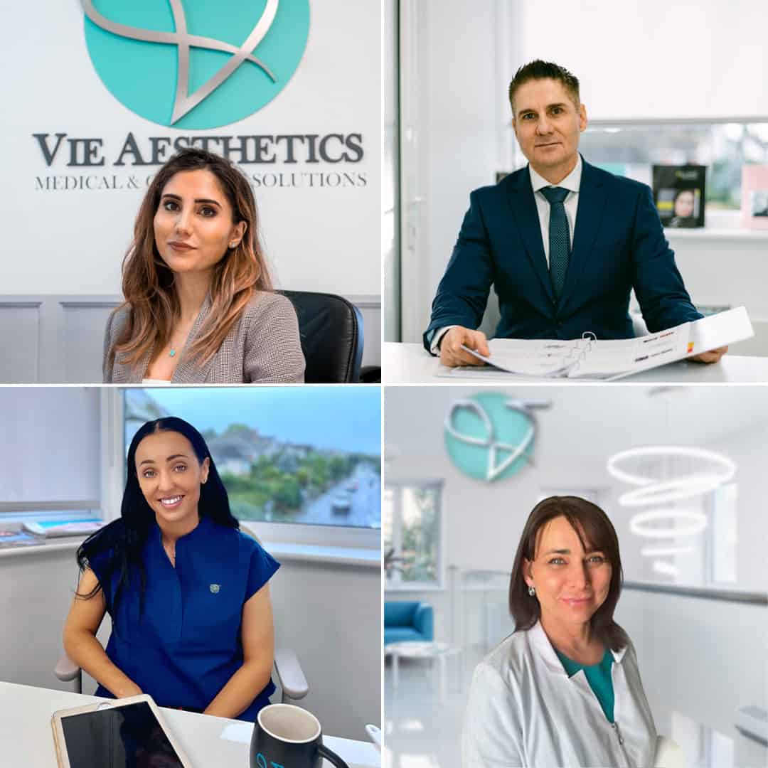 medical team vie aesthetics doctor nurse dr liakas dr inga taganova dr eleni liaka-williams nurse nicola wookey