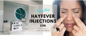 hayfever injections rayleigh essex holborn london £98 