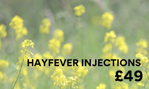 Hayfever Injections in Essex and London