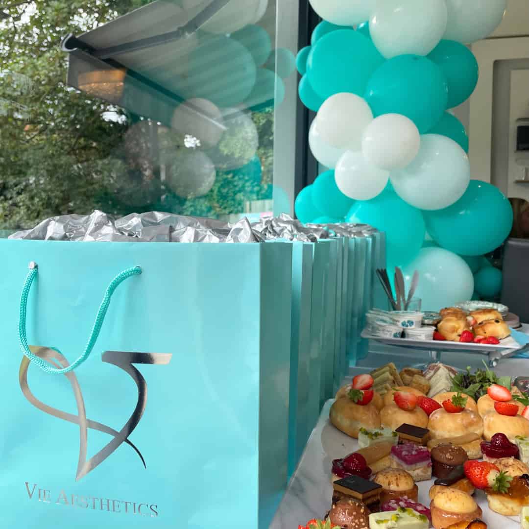 sipping success: our first afternoont tea at vie party blog image vie aesthetics