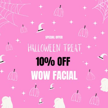 10% off wow facial halloween offer product image vie aesthetics