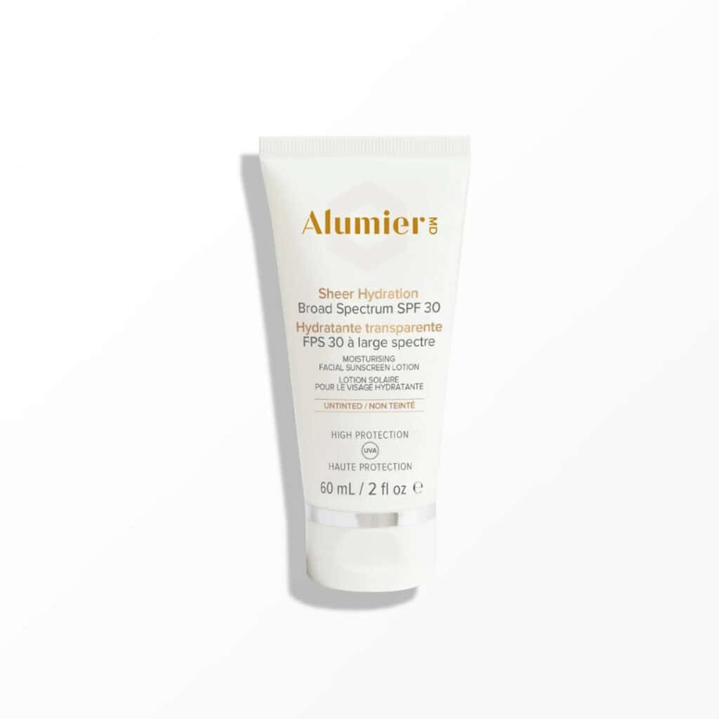 alumier md sheer hydration untinted spf vie aesthetics rayleigh essex holborn london