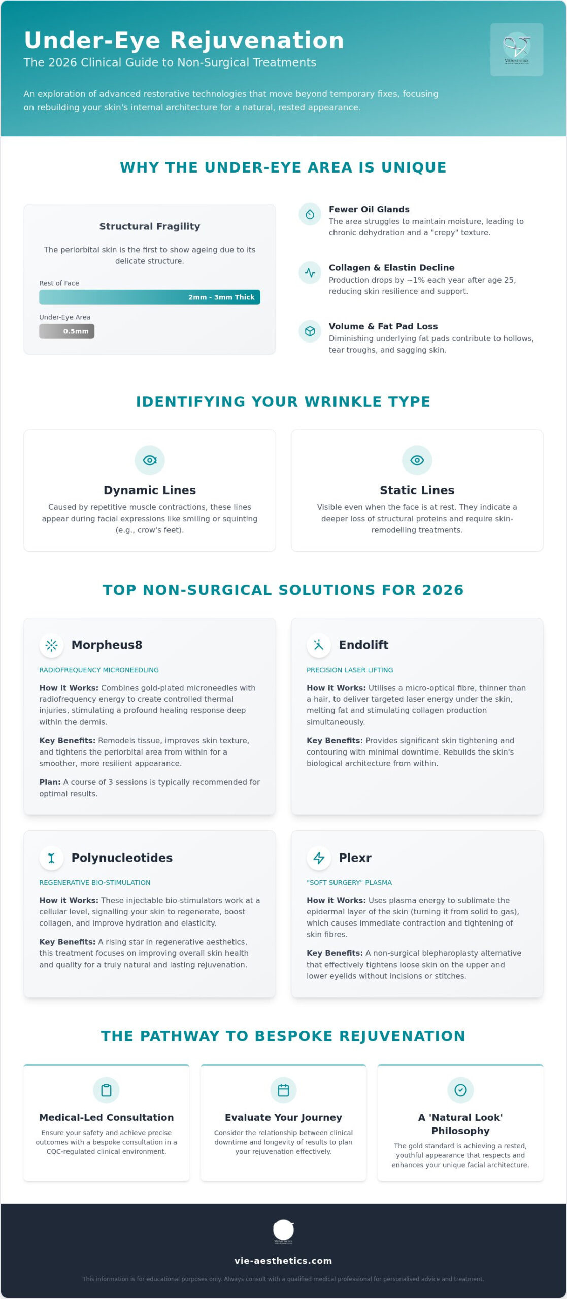 The Best Under Eye Wrinkle Treatments for 2026: A Clinical Guide