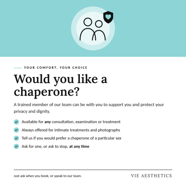 chaperone policy at Vie
